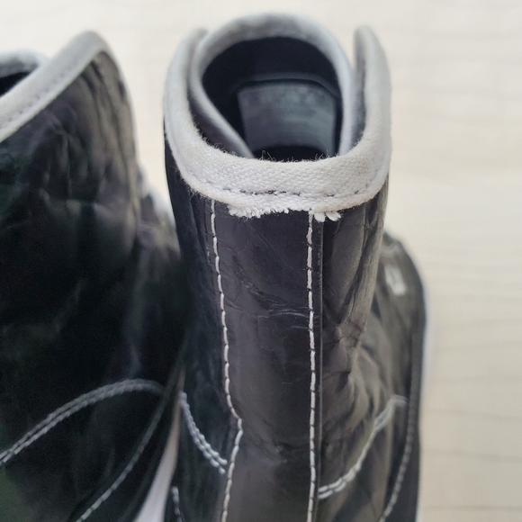 Fila Womens Monroe Mid SP Shoes Black White Casual Sneakers 5CM01101-014 Sz 7.5 - Picture 6 of 11